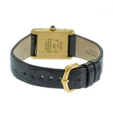 Vintage 1980's Must De Cartier Black Dial Watch