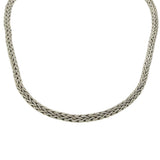 Louis Martin Sterling Silver Round Filigree Necklace