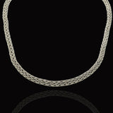 Louis Martin Sterling Silver Round Filigree Necklace