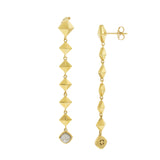 CHIMENTO 18KT Yellow Gold Armillas Secret Hanging Earrings with Diamonds
