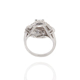 Estate Art Deco Platinum and Diamond Ring