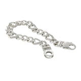14KT White Gold 8.5" Cuban Link Diamond Bracelet