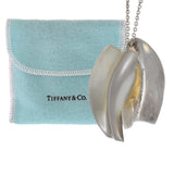 Vintage Tiffany & Co. Frank Gehry Brushed Silver Pendant Necklace