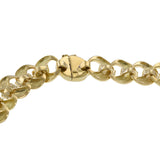 Vintage Retro Era 18KT Yellow Gold Ruby and Diamond Choker Necklace