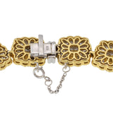 18KT Yellow Gold 38.35CT Fancy Yellow and White Diamond GIA Necklace