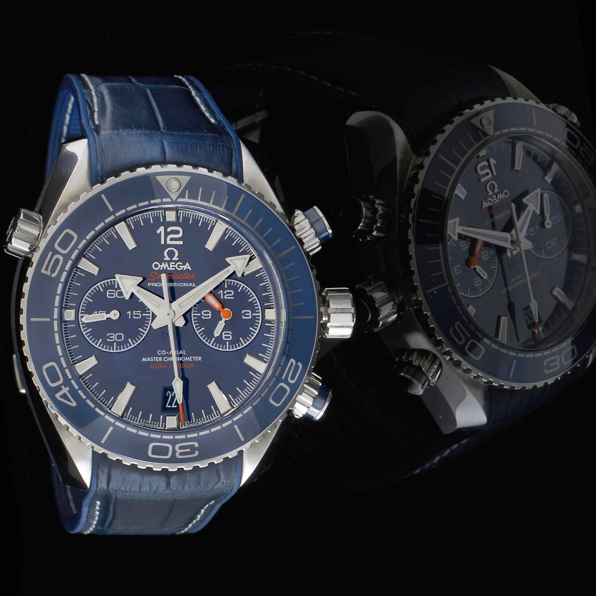 Omega Seamaster Planet Ocean 600M Blue Chronograph –  215.33.46.51.03.001