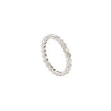 18KT White Gold Diamond Octagon Eternity Band