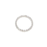 18KT White Gold Diamond Octagon Eternity Band