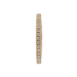 14KT Rose Gold Round Cut Diamond Band