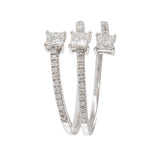18KT White Gold Diamond Wrap Ring