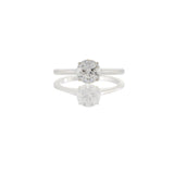 GIA 1.12CT E-VVS2 18kt White Gold Engagement Ring