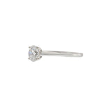 GIA 1.12CT E-VVS2 18kt White Gold Engagement Ring