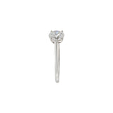 GIA 1.12CT E-VVS2 18kt White Gold Engagement Ring