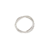 18KT White Gold Infinity Diamond Eternity Band