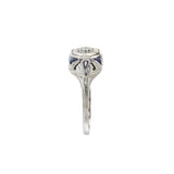 Edwardian Era 18/14KT Diamond and Sapphire Ring