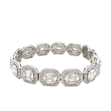 18KT White Gold Diamond Bracelet