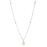 Victorian Era 8.94CT Briolette Diamond Necklace