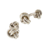 Tiffany & Co. Sterling Silver Double Knot Cufflinks