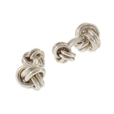 Tiffany & Co. Sterling Silver Double Knot Cufflinks