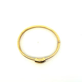 Vintage Piaget 18KT Yellow Gold Round Cut Diamond Bangle