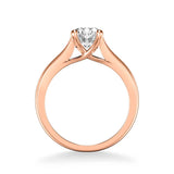 Lindsey Classic Solitaire Diamond Engagement Ring