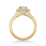 Liv Classic Round Halo Diamond Engagement Ring