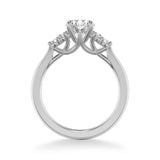 Maryann Classic Three Stone Diamond Engagement Ring