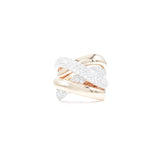 18kt Rose Gold Diamond Multi-Band Ring