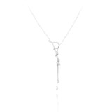 Estate 18KT White Gold Jose Hess Diamond Necklace