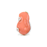 18kt Yellow Gold Coral Ring