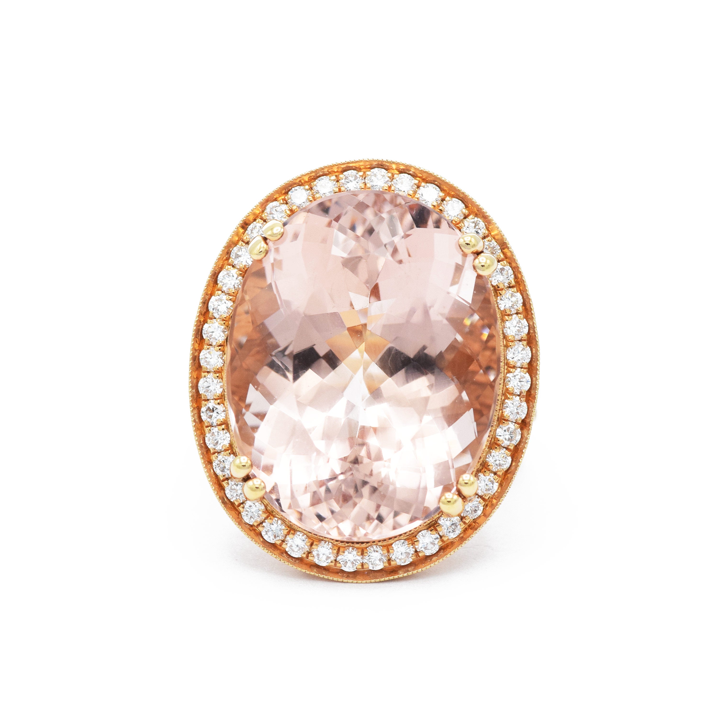 18kt Rose Gold Morganite Ring