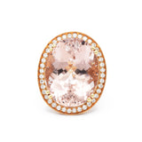 18kt Rose Gold Morganite Ring