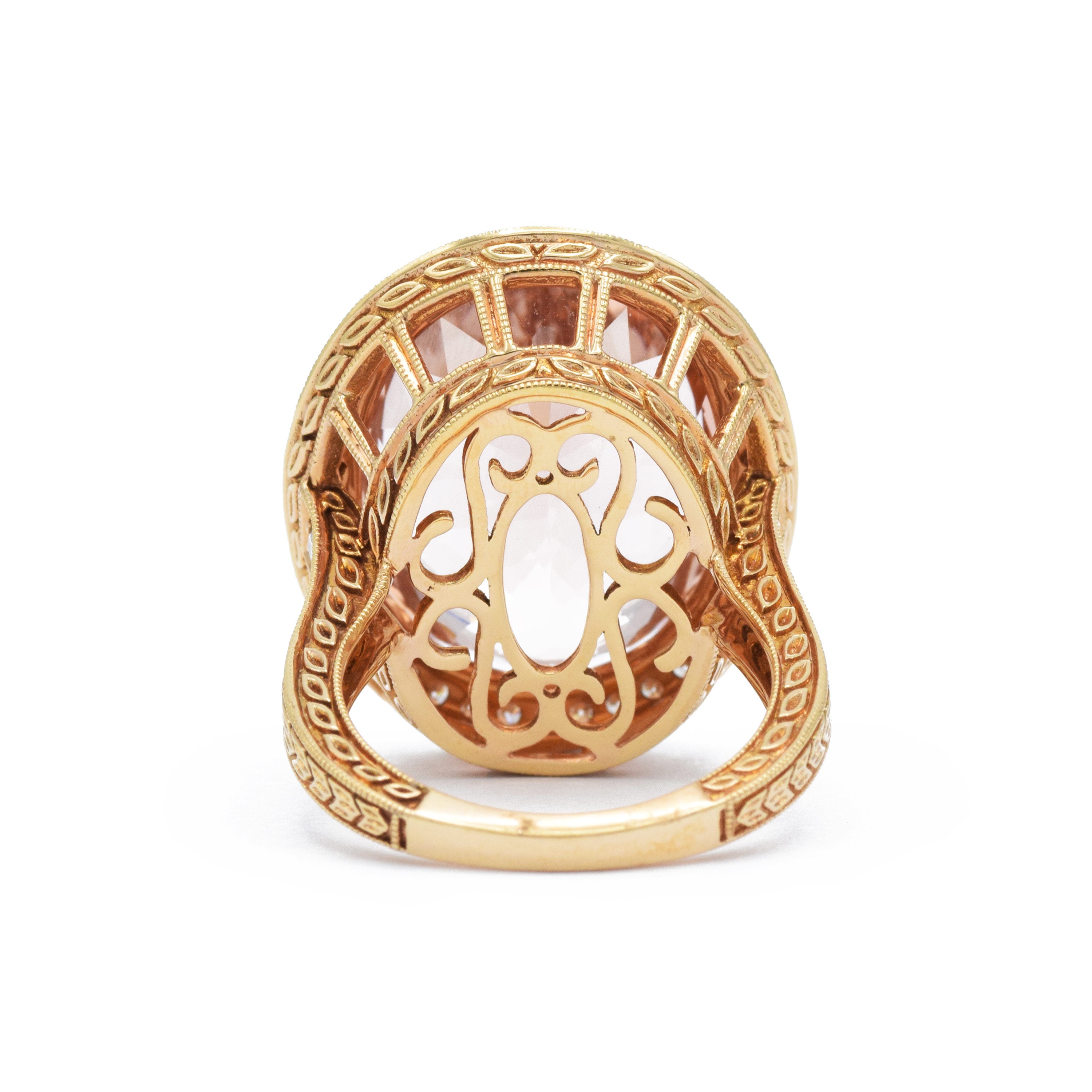 18kt Rose Gold Morganite Ring