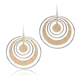 18KT Rose Gold And Champagne Diamond Drop Earrings