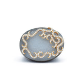 18kt Rose Gold, Diamond and Agate Ring