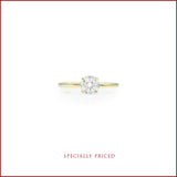 14KT Yellow Gold 0.75ct Solitaire Diamond Ring