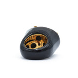 18kt Rose Gold, Diamond and Agate Ring