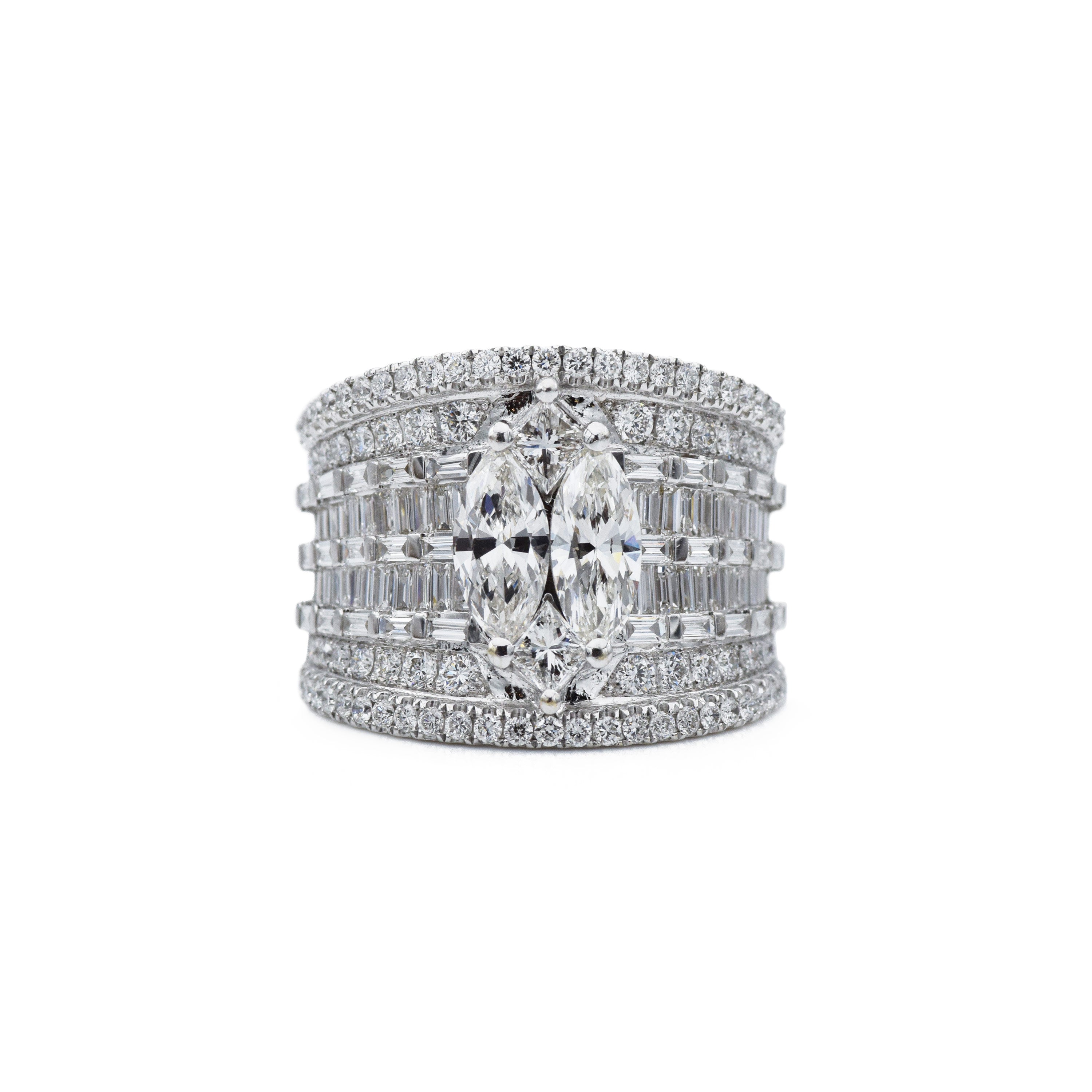 18kt White Gold Certified Diamond Ring