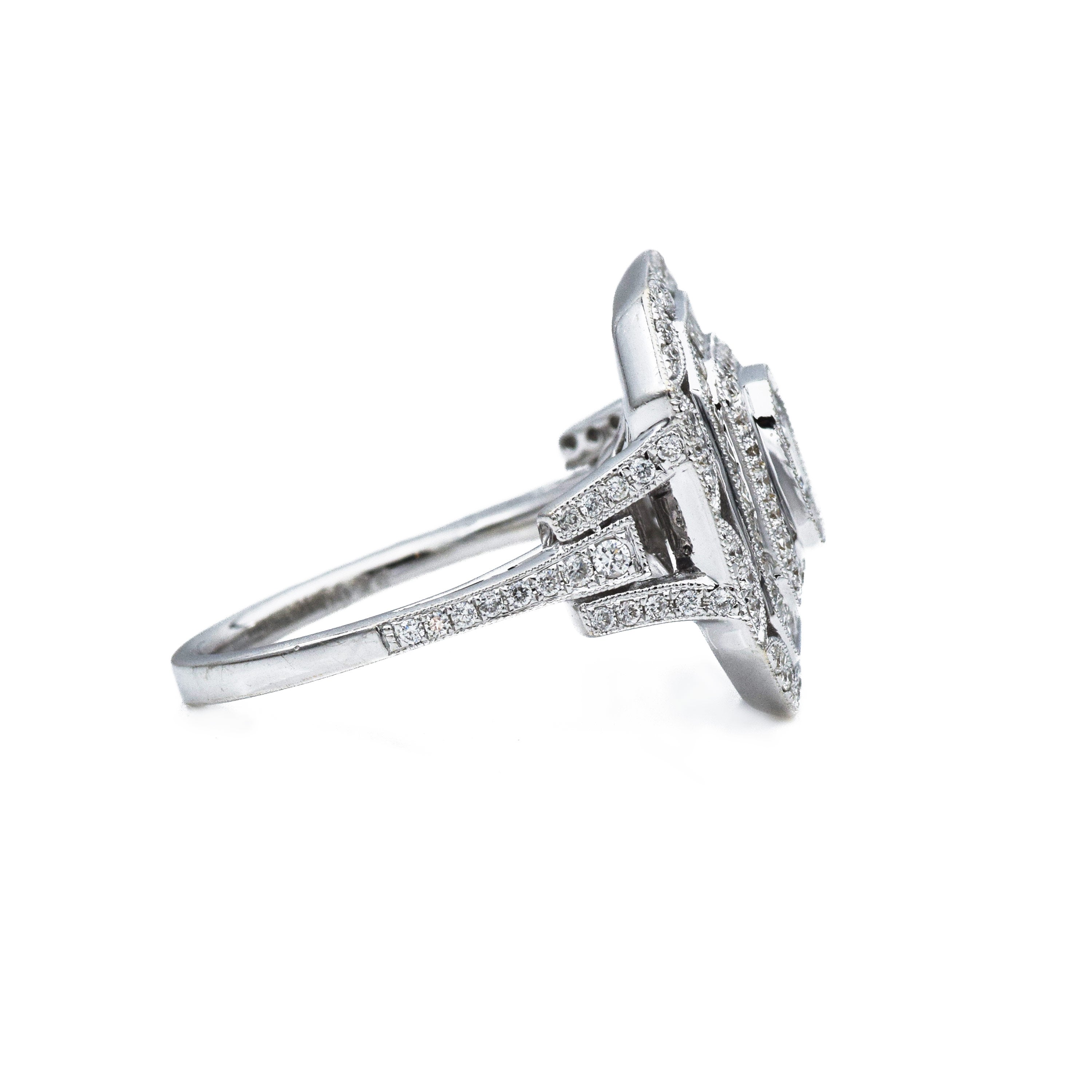 18kt White Gold and 2.0ct Certified Diamond Ring