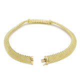 Vintage 1970s 18KT Yellow Gold Diamond Necklace