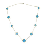 Turquoise Flower Necklace