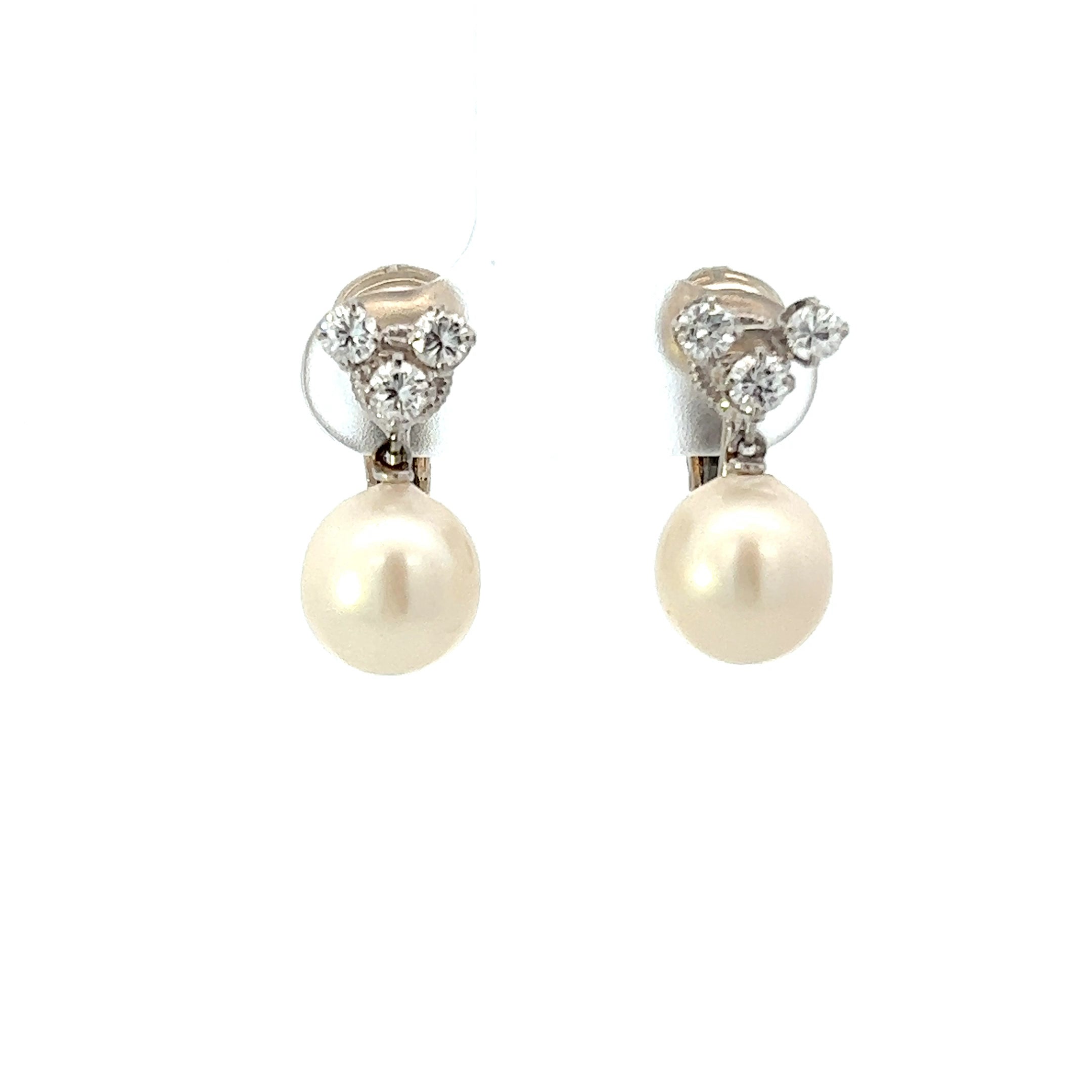 14k White Gold Pearls – Diamond Tales