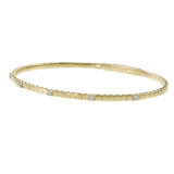 14KT Yellow Gold Five Stone Flex Diamond Bracelet – 0.18CT-TW