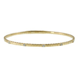 14KT Yellow Gold Five Stone Flex Diamond Bracelet – 0.18CT-TW