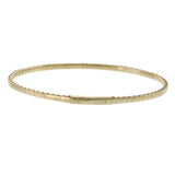14KT Yellow Gold Five Stone Flex Diamond Bracelet – 0.18CT-TW