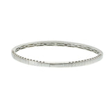 14KT White Gold Bezel Set Diamond Half Flex Bracelet – 0.48CT TW