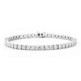 14KT White Gold 1.00CT Diamond Tennis Bracelet