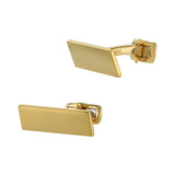 Louis Martin Vermeil Rectangular Bar Cufflinks