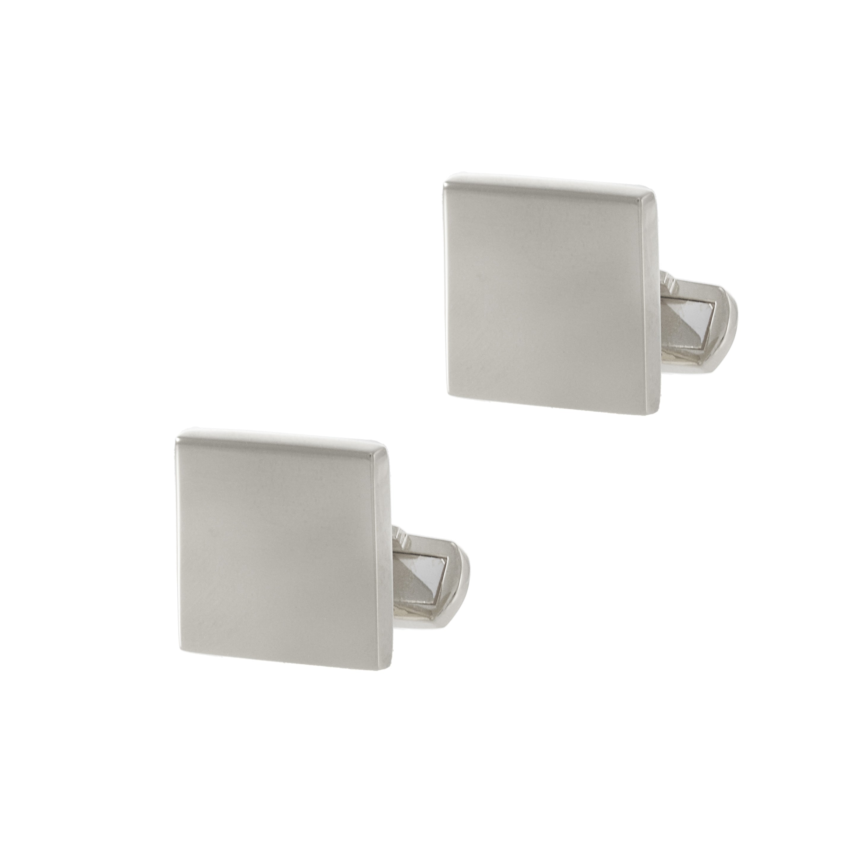 Louis Martin Sterling Silver Square Cufflinks