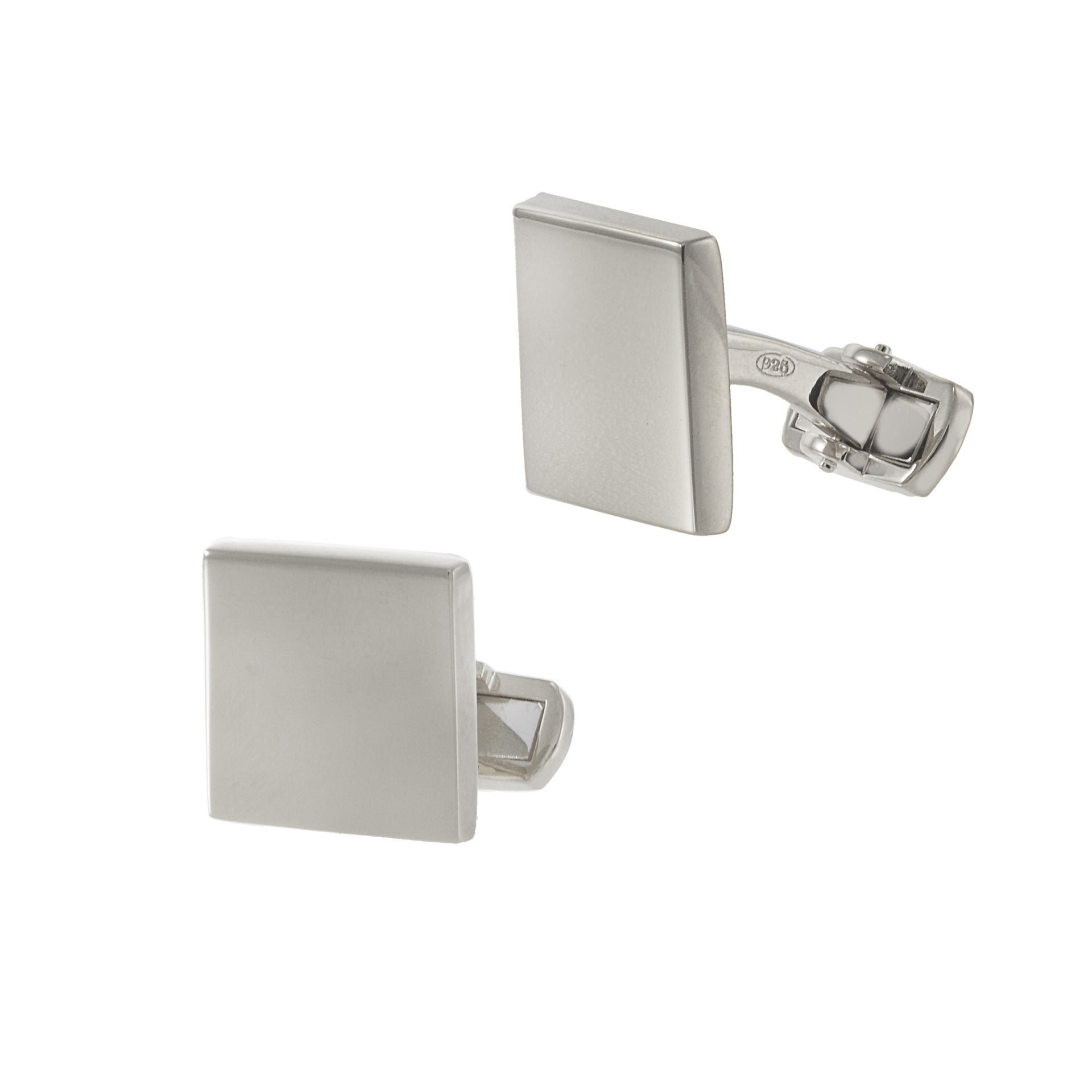 Louis Martin Sterling Silver Square Cufflinks